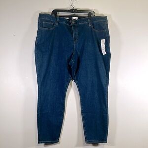 Ava & Viv mid rise skinny denim jeans plus 24